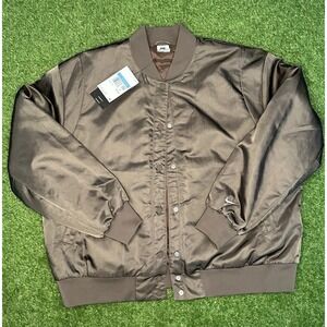 Nike Sportswear Destroyer Jacket Women's M Brown Oversized Woven NWT $155